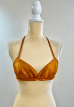 Load image into Gallery viewer, Tara, the halter bra in Kanchipuram Silk