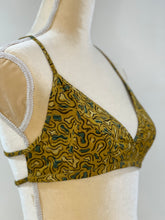 Load image into Gallery viewer, Maya the halter bra in Ajrakh print