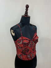 Load image into Gallery viewer, Shobai, the Corset in Velvet &amp; Modal Silk