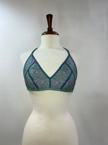 Maya the halter in Tanchoi Brocade